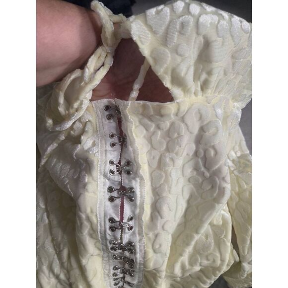 Princess Polly Don't Be Salty Burnout Velvet Corset Style Dress Sz. 6 - Picture 8 of 10